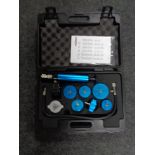 A cased Sorch 9 piece truck cooling test set