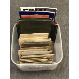 A collection of cigarrette card albums (part completed),