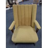 A mid century rocking chair