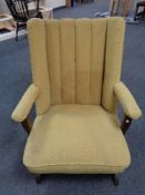 A mid century rocking chair