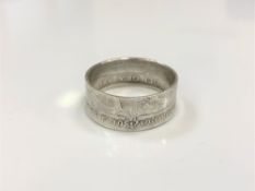 A 1919 half dollar ring