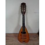 An eight string bowl back mandolin