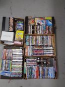 Five boxes of dvds including Friends box sets
