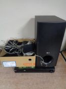 An LG dvd surround sound system