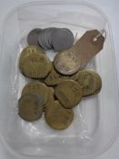 Thirty railway pay tokens