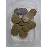 Thirty railway pay tokens