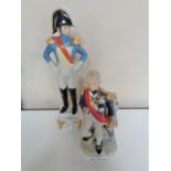 An Alfretto porcelain figure - Lord Nelson,