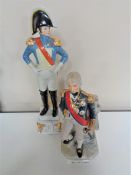 An Alfretto porcelain figure - Lord Nelson,