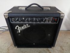 A Fender front man guitar amplifier