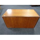 A twentieth century Home Worthy teak blanket box