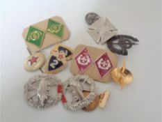 A collection of Russian badges