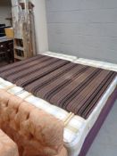 A Dura Beds 6' zip lock divan set (unzipped would form two separate divan sets)