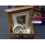 A box of twelve Wedgwood dinner and side plates depicting African wildlife,