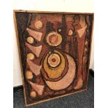 Continental School : Abstract panel,