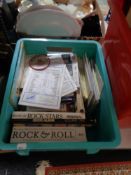 A box of Rock and Roll encyclopedia,