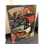 Continental School : Abstract figures,