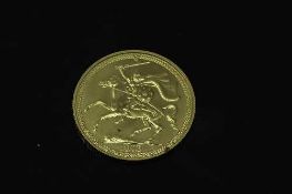 A £2 gold coin - Isle of Man 1973, 16.4g.