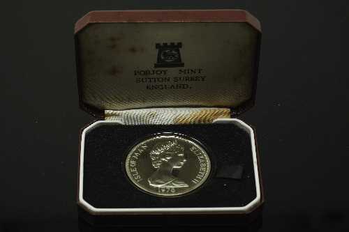 The Pobjoy Mint - 1976 Sterling silver Proof Isle of Man 'Legal Tender Washington crown', 28.28g. - Image 2 of 2