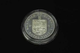 The Royal Mint - A 1978 sterling silver twenty five pence commemorative coin, 28.1g.