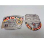 Two late twentieth century metal German car badges