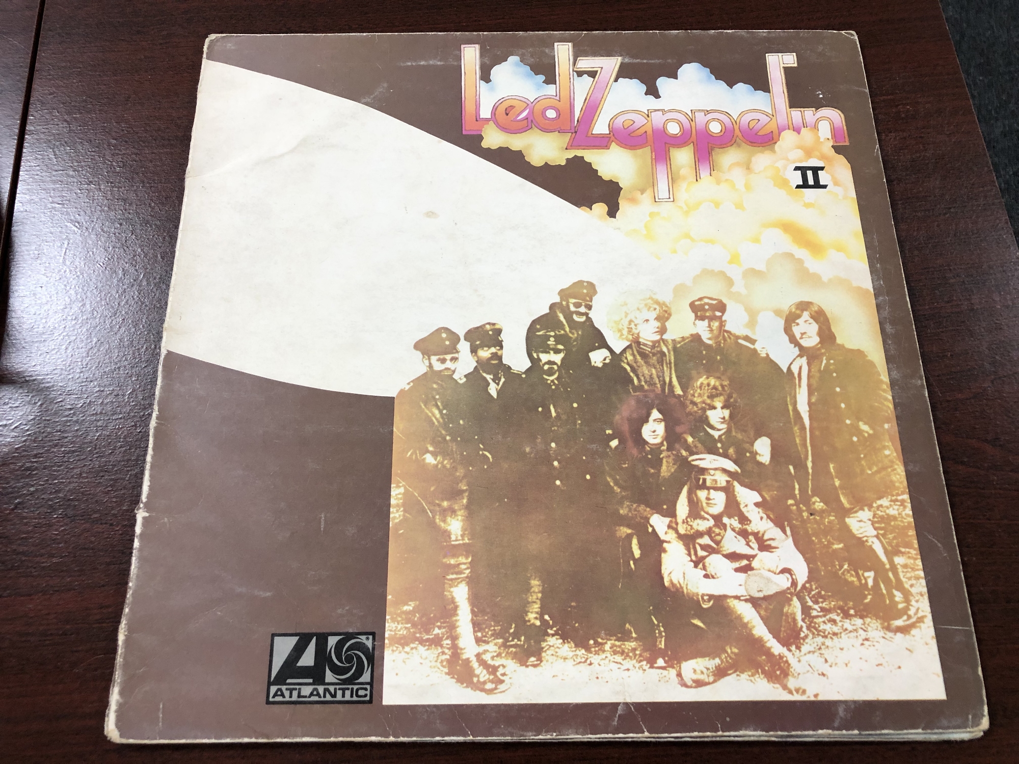 A box of CD's and vinyl LP's, The Beatles, Lindisfarne, Led Zeppelin, - Image 2 of 6