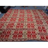 A large Persian carpet 400 cm x 360 cm