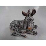 A Lennox porcelain figure - Zebra