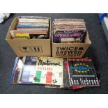 Two boxes of LP's, World Music,