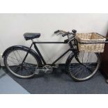 A vintage Elswick grocer's bicycle with basket