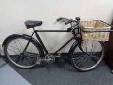 A vintage Elswick grocer's bicycle with basket