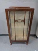 A mid century display cabinet