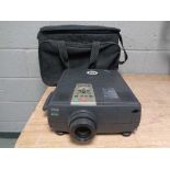 An Epson EMP 7250 projector in carry case