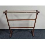 An Edwardian towel rail