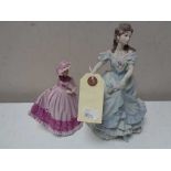 Two Coalport figures - Baue Monde Jill and other other.