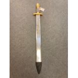 A gilt handled ornamental sword