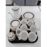 A tray of thirty eight piece Bavarian tea service