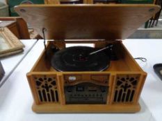 A retro style music centre