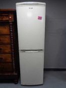 A Hotpoint upright fridge freezer