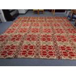 A large Persian carpet 400 cm x 380 cm