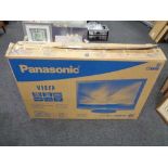A boxed Panasonic Vierra 32 inch lcd tv