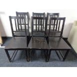 A set of nineteen Ikea pine Stefan cafe chairs