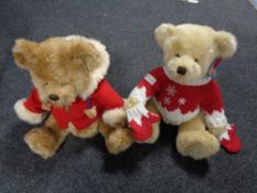 Two Harrod's Christmas bears,