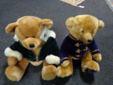 Two Harrod's Christmas bears,