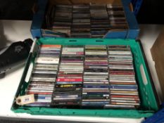 Two crates of CD's to include disco,