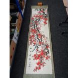 Two Japanese scroll pictures