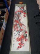 Two Japanese scroll pictures