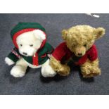 Two Harrod's Christmas bears,