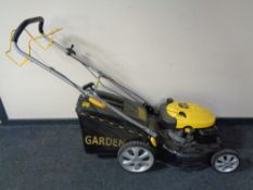 A garden DG 600 self propelled petrol lawn mower