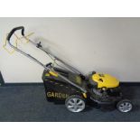 A garden DG 600 self propelled petrol lawn mower