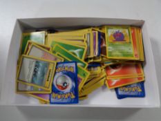 A collection of approximately 210 Pokemon trading cards. (Q)